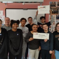 Photo de la classe de 301 qui a reçu le prix